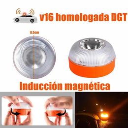 Emergency Lights Light V16 Homologated Approved Car Beacon Rechargeable Magnetic Induction Strobe