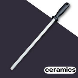 ceramic (zirconia) rod knife ener with ABS handle ener, suitable for chef steel kitchen assistant musat 220311