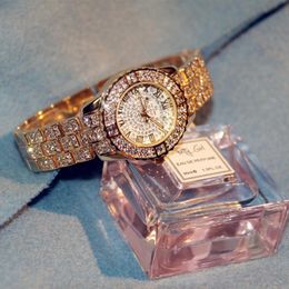 Relojes de pulsera BS hermana 2021 relojes impermeables Relojes para mujer Diamante completo Mujeres de lujo Caja de regalo Caja de regalo Relojes para mujer