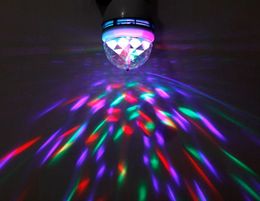 A large number of wholesale E27 LED RGB LED Blubs Effects Stage Lighting Auto/Sound activated Full Colour Rotating Lamp Disco Party Bar Club