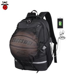 New Men Sport Backpack Travel Teenager Bookbag School College Bag Pack Basketball Backpacks Mochila for Male