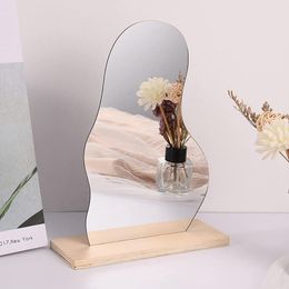 Mirrors Irregular Mirror Acrylic Makeup Beauty Is Suitable For Desks,Bedroom And Minimal Space Home Decoration