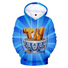 Men's Hoodies & Sweatshirts 2-14 Children's 3D Print Anime Thinknoodles Hoodie Men Women Fashion Hip Hop Sweatshirt