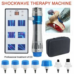 Home USE Health Care Touch Screen Box Extracorporeal Shock Wave Machine With 7 Heads ED Treatment Pain Relief Lattice Ballistic Shockwave Physiotherapy Machine