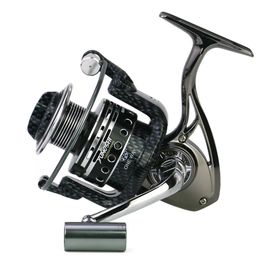 Full Metal Fishing Spinning Reel 5.5:1 High Speed Gear Ratio Faster Line Retrieve 13+1 Shielded Stainless Steel Ball Bearings