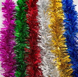 Christmas Colour strips wedding garland Decorative wreaths holiday decoration Marriage roomroom ribbons kindergarten dance venue layout RH3672