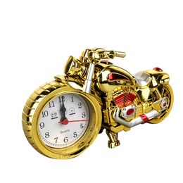 Motorcycle Model Alarm Clocks Creative Vintage Locomotive Bicycle Alarm Clock Display Children's Gift