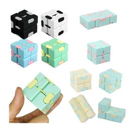 Infinity Magic Cube For Children Party Favor Adult Decompression Square Puzzle Toys Anti Stress Fidget Toy Funny Hand Game Relieve