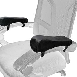 Chair armrest Covers Cushions Elbow Pillow Pressure Relief Pads 2-Piece Set of Office Gaming with Quick Rebound Sponge