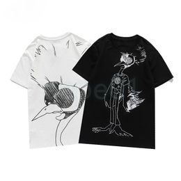 shirt sport NZ - New Fashion Mens Sketch Printing T Shirts Man Round Neck Casual Loose Tops Lovers Outside Sport Tees Size S-2XL
