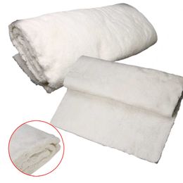 61cmx100cm White Ceramic Fibre Blanket High Temperature Thermal Insulation Cotton Refractory Fireproof Blanket 210702