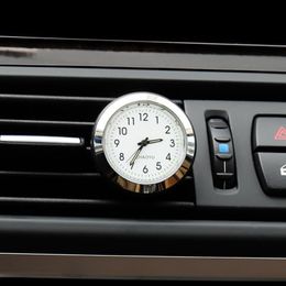 Interior Decorations 2 In 1 Function Car Ornament Air Freshener Decoration Luminous Clock Auto Watch Automotive Vents Clip