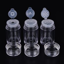 clear plastic storage containers wholesale UK - Storage Bottles & Jars 5pcs 10g Plastic Empty Loose Powder Pot With Sieve Cosmetic Makeup Jar Container Handheld Portable Sifter Clear Cap