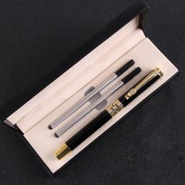 Ballpoint Pens Box Packaging Luxury Metal School Business Office Signature Roller Pen Writing Student Stationery Supplies