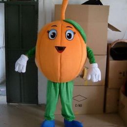 Performance Vegetables Pumpkin Mascot Costume Halloween Fancy Party Dress Cartoon Character Suit Carnival Unisex Adults Outfit