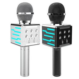 DS868 Wireless Microphone USB Professiona Handheld Player Bluetooth Microphone Speaker for PC/iPhone/iPad/Tablet High Quality