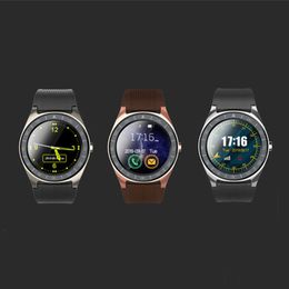 100% New V5 Smart Watches Bluetooth 3.0 Wireless Smartwatches SIM Intelligent Mobile Phone Watch inteligente for Android Cellphones with Box