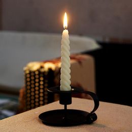 Iron Stand Candles Holder Home Dining Table Candle Decoration Candlelight Dinner Props Valentines Day Wedding Decorations LLA9048