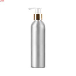 Empty Aluminum Bottle Shampoo Lotion Press Pump 30ml 50ml 100ml 120ml 150ml 250ml High Quality Packaging Container 20pcsjars