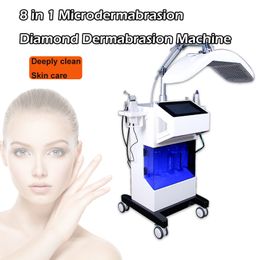 Good Selling Machine!!8 in 1 Korea design Water Dermabrasion Deep Cleansing facial care Machine Skin Scrubber Ultrasound