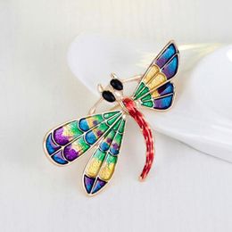 Pins, Brooches Dragonfly Brooch All-Match Scarf Buckle Fashion Insect Accessories Simple Gifts Friend Personality Jewelry