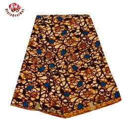 Ankara Fabric African Real Wax Print Fabric BintaRealWax High Quality 6 Yards African Fabric for Women Party Dress FP6237