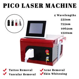 Skin Rejuvenation Pico Second Laser Machine Freckle Tattoo Removal Q Switched Portable Equipment Home Used