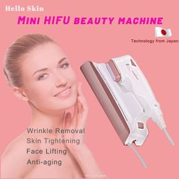 Hifu face lifting equipment portable home use wrinkle removal skin rejuvenation smart machine 2 years warranty