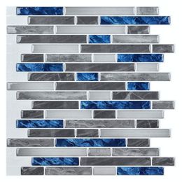 Art3D 30x30cm Etiquetas de pared 3D Peel Agotesivo Peel and Stick Backsplash Tile para la cocina Baño, Diseño de piedra, Fondos de pantalla (10 piezas)