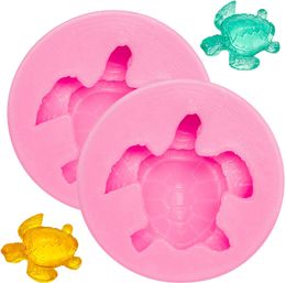 Sea Turtle Silicone Mould Candy Fondant Tortoise Chocolate Making for DIY Baking Cake Desserts Decoration Tools 1222274