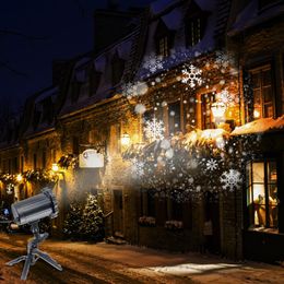 Lawn Lamps Kmashi LED Projector Light Snow Show Landscape IP65 Waterproof Spotlight Lights