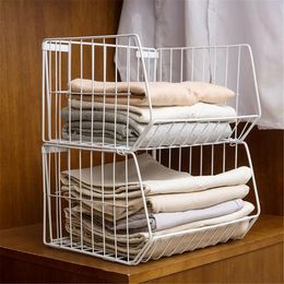 Multifunctional Storage Basket Kitchen Storage Rack Under Cabinet Storage Shelf Wrought Iron Wire Drain Rack