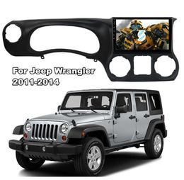 10.1'' Quad-core 1GB + 16GB Android 9.1 Car Stereo Radio GPS WIFI BT DAB Mirror Link OBD For Jeep Wrangler 2011-2014