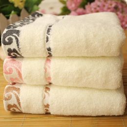 Towel 10pcs Wholesale Gift Customised Advertising LOGO Quality Cotton Clouds Thickened Untwisted Yarn Jacquard