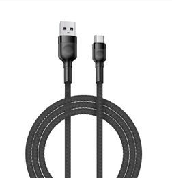 Fast Quick charging cables Aluminium Alloy 3A 1m 2m 3m Type c micro 5pin Braided USB-C Data charger Cable For Samsung S10 S20 android phone