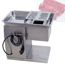 Kitchen Equipment Commercial Beef Pork Cutting Machine Fresh Pork Meat Shredded Maker Electric Meating Slicing