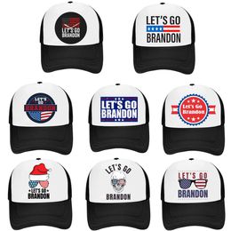 Lets Go Brandon FJB Dad Hat Baseball Cap for Men Funny Washed Denim Adjustable Hats Fashionable Distinctive New Temperamental