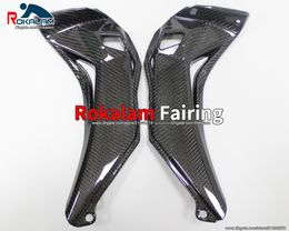 Upper Front Air Intake Cooler Cover Fairing For Kawasaki ZX10R 2016 2017 Carbon Fiber Inlet Duct ZX-10R 16 17 Hood Side Panel Shell