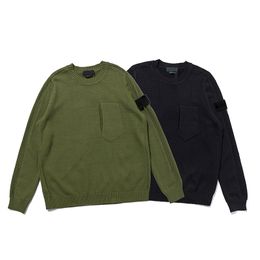 Man Crew Neck Sweater Men Casual Loosed Clothes High Quality Boy Hip Hop Autumn Winter Season Black Green Unisex Clothes Long Sleeve Top