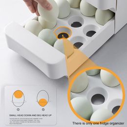 Storage Bottles & Jars Solid Home Multilayer Restaurant Food With Lid Eggs Tray Portable Drawer Type Easy Clean For Refrigerator Keep Fresh