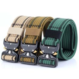 Waist Support Men Nylon Army Tactical Belt Molle Military SWAT Combat Belts Knock Off Emergency Survival Gear