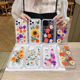 3 in 1 Flower Style Shockproof Phone Case for iphone 14 iphone13 12 11Pro Max XS XR 8 7 6S Plus