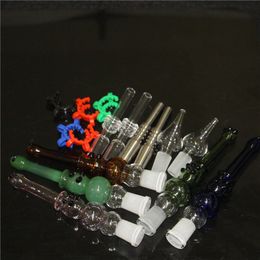 hookahs Mini Nectar Kit 14mm Nector Dab Straw Oil Rigs Micro NC Set Glass Water Pipe quartz Tip