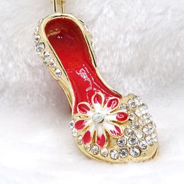 Fashion Keychain Gift Sexy High Heel Keychain Ladies Pendant Bag Keychain Alloy Painted Saffron Personality Accessories