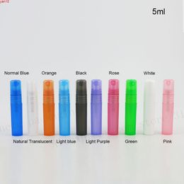 500 x 5ML Travel Refillable Plastic pp Mist Sprayer Perfume Atomizer 1/6oz Mini Sample Fragrance Cosmetic Packaginggoods qty