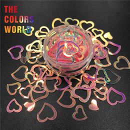 TCT-512 Valentine's Day Big Size Heart Sequins Glitter Handwork Home Decoration Crafts Accessories Manicure Party Supplier