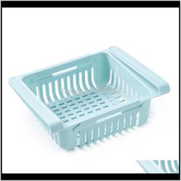 Housekeeping Organisation Home Gardencreative Retractable Storage Basket Refrigerator Fresh-Keeping Der Box Rack Bottles & Jars Drop Delivery