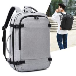 Casual Backpack For Men USB Charging Waterproof Nylon Laptop Multifunctional Wear-resistant Business Bag Mans