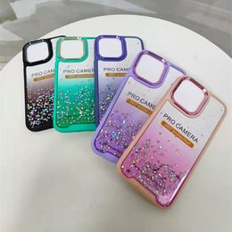 For Samsung Galaxy s22+ s22 ultra s21 fe A03 core A13 A22 A53 A33 M52 Phone Cases Epoxy Shining Acrylic Hard PC Back with opp bags C