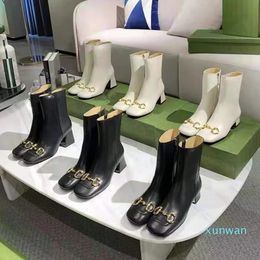 2021 дизайнерские женские ботинки любят arrow Martins Martin Boots Boot Flamingos 100% кожаный бренд высокий каблук роскошные нескользкие зимние туфли ROIS